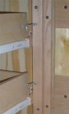 Drawers hooked